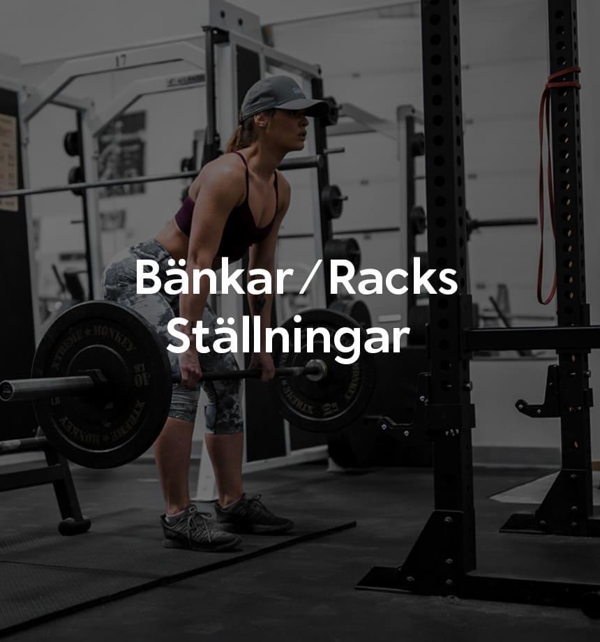 Gymdoktorn gymshop bänkar ställningar