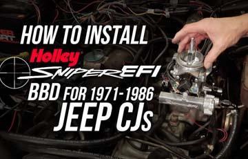 How To Install Sniper EFI BBD For 1971-1986 JEEP CJS - www.holleyefi.se