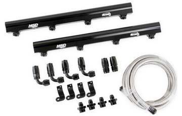 MSD Releases Atomic Billet Fuel Rails And LT/LS Atomic Airforce Intake Manifolds In Black & Grey