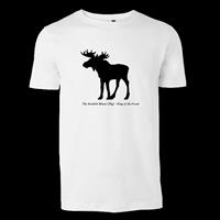 T-shirt, Swedish Moose, vit/svart text