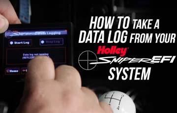 How To Take A Data Log From Your Sniper EFI System - www.holleyefi.se