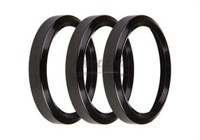2-1/16 BEZELS, BLACK, PACK OF 3