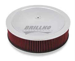 4150 DROP-BASE AIR CLEANER CHR W/ GAUZE