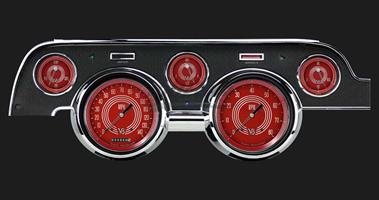 67-68 FORD MUSTANG - V8 RED STEELIE - 5 GAUGE