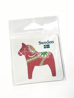 Magneter, Dala horse, vit/rött tryck