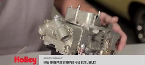 How To Repair Stripped Fuel Bowl Bolts