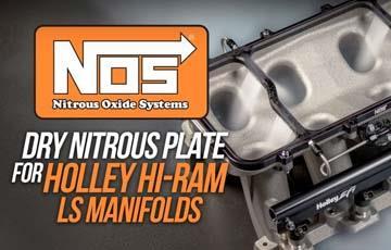 NOS Dry Nitrous Plate for Holley Hi-Ram LS Manifolds - www.holleyefi.se