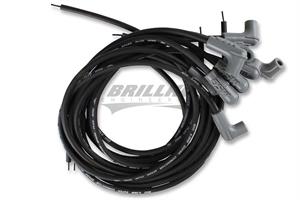 Wire Set,SC,Black,8Cyl,90/90 Boots, Univ