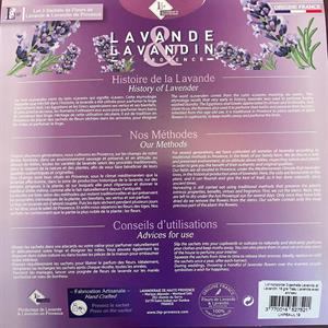 Lavendelpose fra Provence, 3 stk, m/ trehåndtak