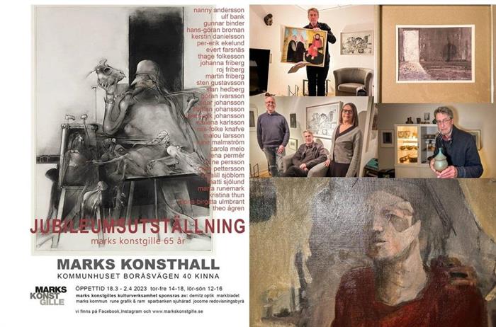 Marks konstgille fyller 65 år – firar med samlingsutställning