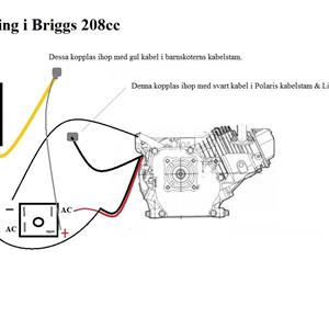 LJUS-KIT BRIGGS 208cc