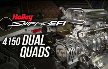 Holley Sniper EFI 4150 Dual Quads - www.holleyefi.se