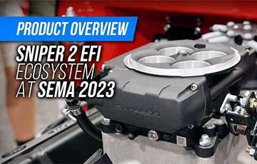 Holley's Sniper 2 EFI Ecosystem at SEMA 2023 - www.holleyefi.se