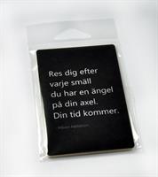 Magneter, Res dig, svart/vit text