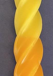 Spirallys påske, gul/orange 24 cm