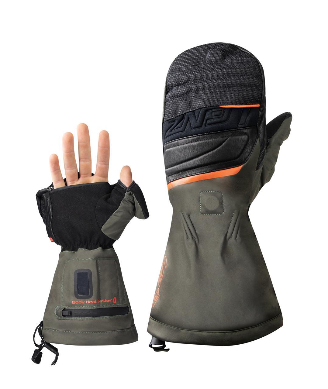 Lenz Heat glove 1.0 finger cap hunting mittens, S