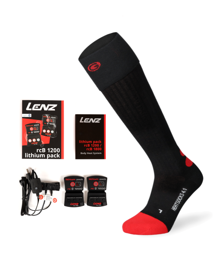 Lenz Set of Heat sock 4.1 + rcB 1200, black S