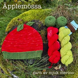 Äpplemössa med stickhäfte - Mest Röd