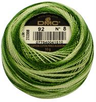 DMC Cotton Pearl 92 Grön melerad