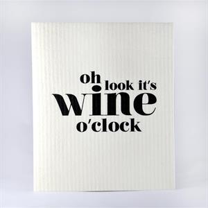 Disktrasa, Wine o clock, vit/svart text