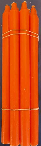 Rustikklys orange, 10 stk