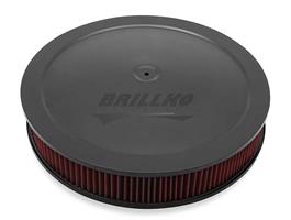 4500 DROP-BASE AIR CLEANER BLK W/ GAUZE