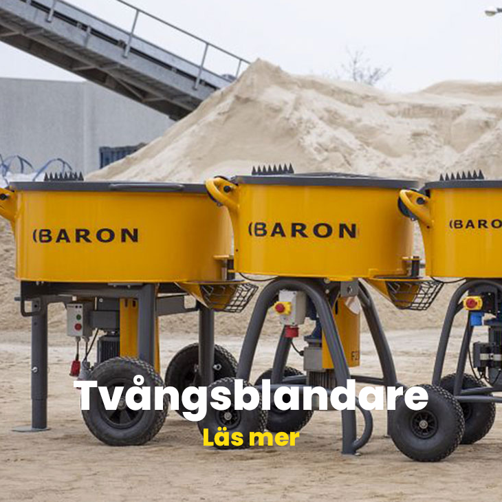 Tvangsblandare cementblandare Baron