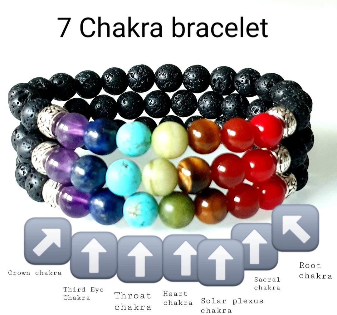 Yogaarmband - 7 chakra bracelet