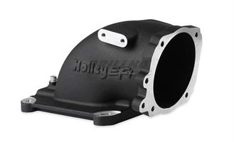 INTAKE ELBOW, FORD THROTTLE TO 4150, BLK