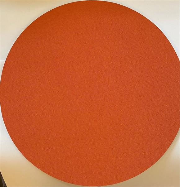 Caspari spisebrikker runde ø 37cm, Canvas orange