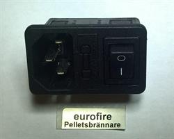 Power inlet with switch