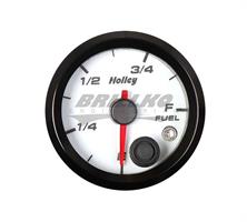 2-1/16 HOLLEY FUEL LEVEL GAUGE-WHT