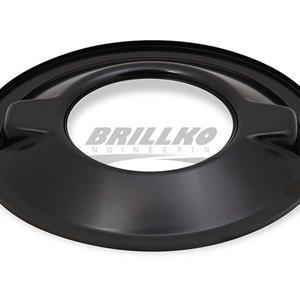 4500 DROP-BASE AIR CLEANER BLK W/ 6 IN