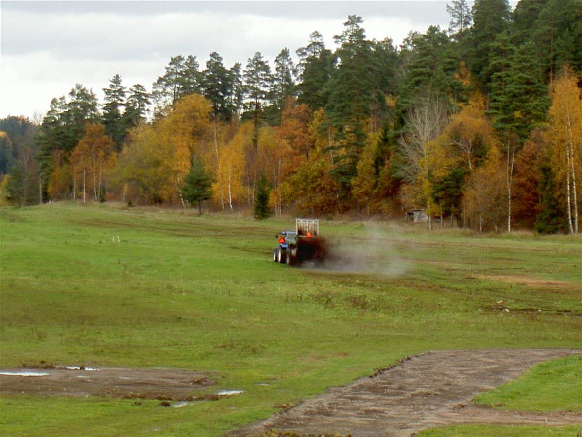 Gödselspridning hösten 2008