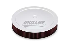 4500 DROP-BASE AIR CLEANER CHR W/ GAUZE 