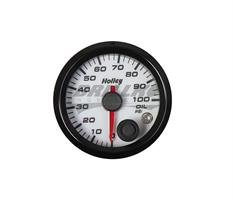 2-1/16 HOLLEY OIL PRES GAUGE-WHT