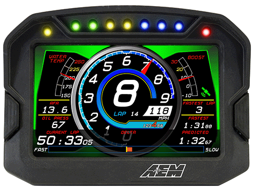 CD-5 Carbon Digital Racing Dash Displays - www.holleyefi.se