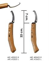 ICAR Hoof Knife Ergonomic Handle Drop Blade Left