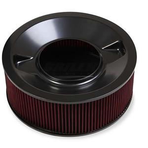 4500 DROP-BASE AIR CLEANER BLK W/ 6 IN