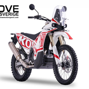 KOVE 450 RALLY Sd red/white low 