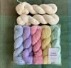 "Pastellkaramell" 250gr + 100 g. trekking sockgarn