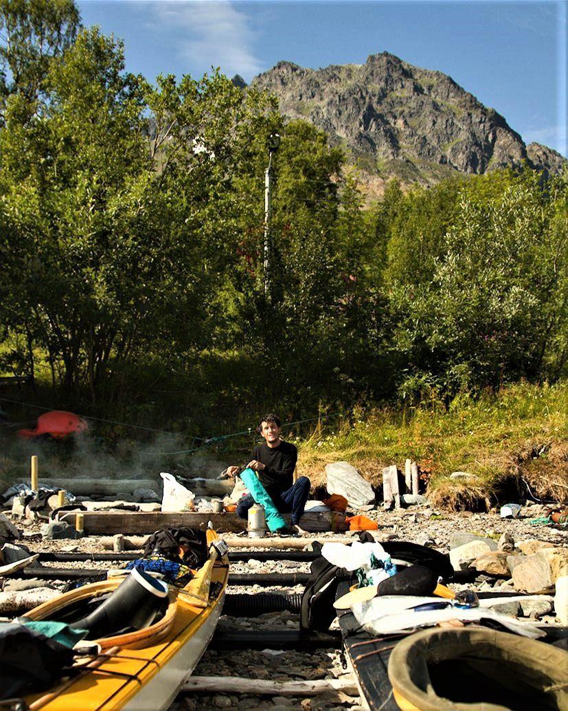 Lunchbreak in nice weather, Troms. 