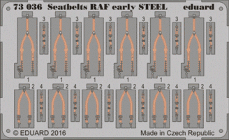 Seatbelts RAF early STEEL 1/72