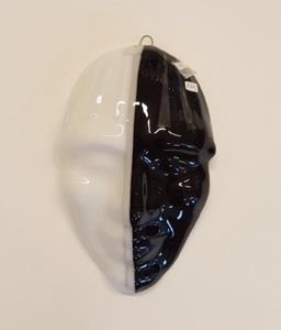 Tove Løvli -Maske i sort/hvitt
