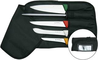 Knivfodral nylon, 5-facks / svart