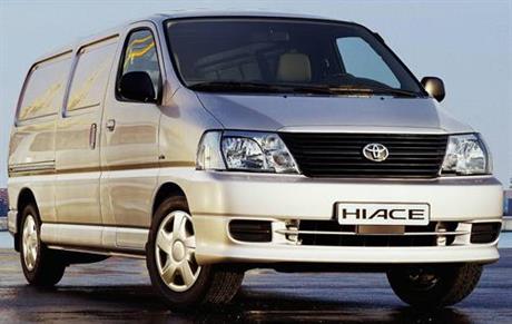 Toyota Hi-Ace Van med serviceinredning från Liljas Bilinredningar AB