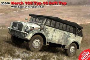 Horch 108 Typ 40 Soft Top WWII German Personnel Ca