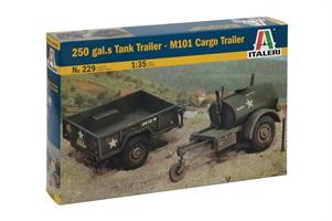 250 GAL. Tank Trailer / M101 Cargo Trailer