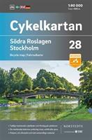 Cykelkartan blad 28 S:a Roslagen/Stockholm skala 1:90 000
