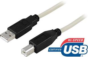 KABEL, USB A-B M/M, 3 M